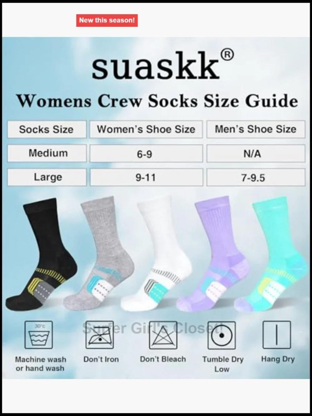 Womens Cushioned Breathable Athletic Running Crew Socks 5 Pairs